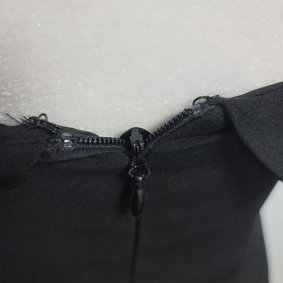 Adelyn Rae Halter asymmetrical sheath dress in black size xsmall - Picture 15 of 16